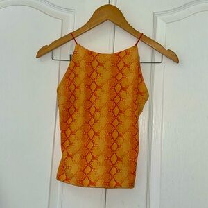 Vibrant Orange and Yellow Tank top